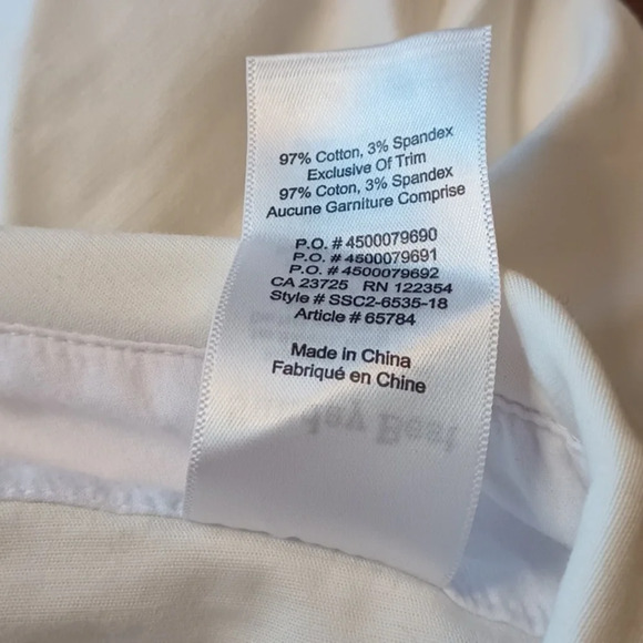 Sunday Best White Skort Shorts VV - Picture 5 of 5